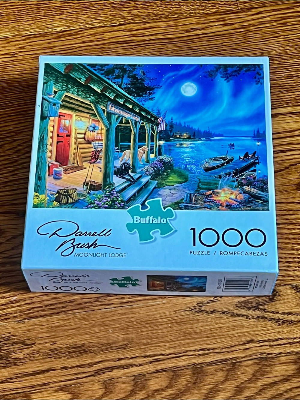 Buffalo Moonlight Lodge 1000 Piece Puzzle